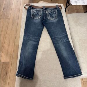 Miss Me Dark Blue Boot Cut Jeans